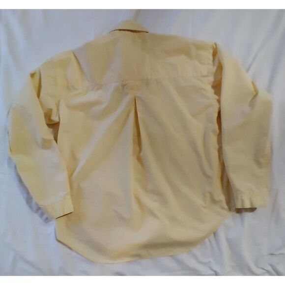 VINTAGE WOMENS PATAGONIA BUTTON UP COLLARED YELLOW SHIRT SIZE 8 - Picture 3 of 9